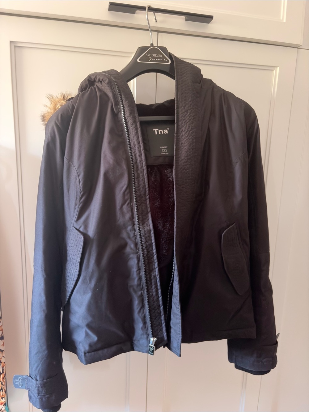 Tna women’s Black Hooded Jacket